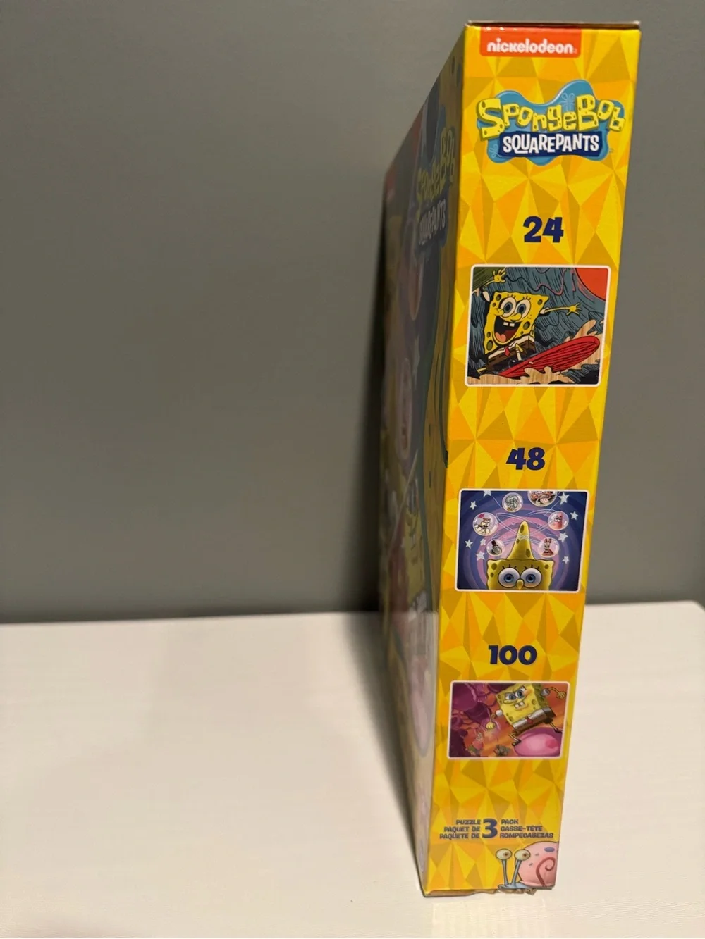 Nickelodeon SpongeBob SquarePants Puzzle Set - Yellow, Blue, Purple, Orange